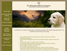 Tablet Screenshot of petshampoosdirect.com